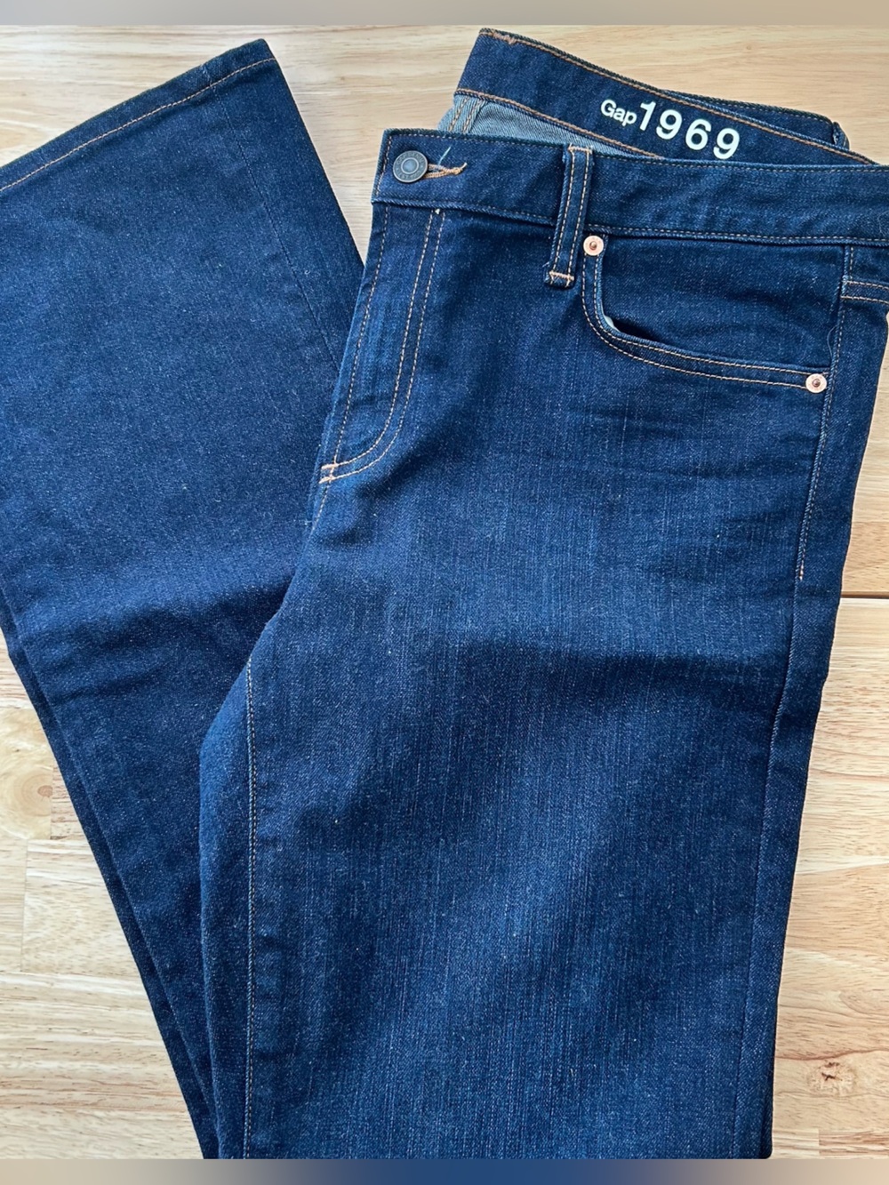 GAP 1969 Regular Dark Wash Sexy Bootcut Jeans, Women's, Size 32